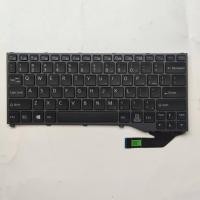 ราคา แป้นพิมพ์แล็ปท็อป US Layout สําหรับ Fujitsu Lifebook P727 P728 U727 U728 ไม่มีจุดไม่มีเรืองแสงสีเทา (41029734094)