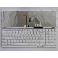 ราคา US Layout แป้นพิมพ์แล็ปท็อปสําหรับ Sony VAIO E17 SVE17 SVE1711 SVE1712 SVE1713 ไม่มีจุดพร้อม backlit สีขาว (45208116566)