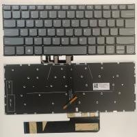 ราคา US Layout แป้นพิมพ์แล็ปท็อปสําหรับ Lenovo Thinkbook 14IIL K4e IML E4 IIL V340 14 6 14IIL ไม่มีจุดพร้อม backlit Grey (46558078296)