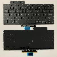 ราคา US Layout แป้นพิมพ์แล็ปท็อปสําหรับ ASUS ROG Zephyrus G14 GA401 GA401M GA401U GA401Q GA401IV ไม่มีจุดพร้อม backlit สีดํา (52057987106)