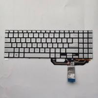 ราคา US Layout แป้นพิมพ์แล็ปท็อปสําหรับ ASUS X1603Z X1603ZA M1503Q X1502ZA X1502VA M1502Z ไม่มีจุดพร้อม backlit Silver (44708007166)