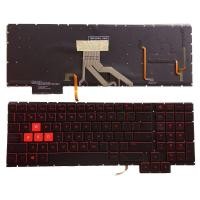 ราคา แป้นพิมพ์ US ใหม่สําหรับ HP Omen 15 ce 15 ce000 15 ce020ca 15 CE010CA 15 CE0 TPN Q194 US Red Backlit (25008756683)