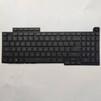 ราคา US Layout แป้นพิมพ์แล็ปท็อปสําหรับ Asus ROG Strix G17 G713Q G713QM G713QR G713QY ไม่มีจุดพร้อม backlit สีดํา (51107973604)