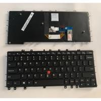 ราคา US Layout แป้นพิมพ์แล็ปท็อปสําหรับ Lenovo IBM ThinkPad YOGA S1 S240 YOGA 12 พร้อมจุดพร้อม backlit Black (41829740491)
