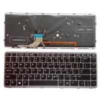 ราคา ใหม่สําหรับ HP EliteBook Folio 1040 G1 1040 G2 คีย์บอร์ด US Backlit กรอบเงิน (24750720422)