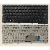 ราคา US Layout แป้นพิมพ์แล็ปท็อปสําหรับ Lenovo YOGA 100S 14IBR 300S 14ISK 500S 14ISK ไม่มีจุดไม่มีเรืองแสงสีดํา (52258053979)