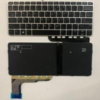 ราคา US Layout แป้นพิมพ์แล็ปท็อปสําหรับ HP Elitebook 720 G3 720 G4 725 G3 G4 820 G3 G4 828 G3 G4 ไม่มีจุดพร้อม backlit Silver (44229572150)