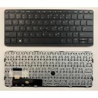 ราคา US Layout แป้นพิมพ์แล็ปท็อปสําหรับ HP EliteBook 720 G1 820 G2 725 G1 725 G2 720 G2 820 G1 ไม่มีจุดไม่มี backlit สีดํา (57407863698)