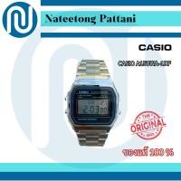 ราคา Casio A158WA 1DF นาฬิกาดิจิตอล Unisex กันน้ำ 30ม มือหนึ่ง ของแท้100 พร้อมกล่อง (53207613147)