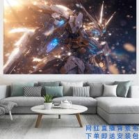 ราคา รถจักรยานยนต์นักรบกันดั้มผ้าพื้นหลังสองมิติการ์ตูนอะนิเมะผ้าแขวนผนังพื้นหลังห้องนั่งเล่นพรมตกแต่งบ้านเช่า (28033660374)
