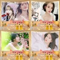 ราคา ผ้าพื้นหลัง IU Li Zhien ผ้าติดผนังพื้นหลังดาวผ้าติดผนังรองรับพัดลมผ้าติดผนังห้องนอนพรมตกแต่งห้องหัวเตียง (27783648439)