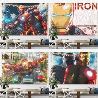 ราคา Agirl ผ้าพื้นหลัง Iron Man ผ้าแขวน Marvel Avengers ห้องหอพักข้างเตียงห้องนอนตกแต่งผนังผ้าแขวนผนังห้อง (27083004228)