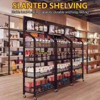 ราคา ขั้นวางของ ชั้นวางขนม ชั้นวางของร้านค้า มีของแขวน นวางของร้านค้า ชั้นวางสินค้ามินิมาร์ท ชั้นขายของมีล้อ ฟรีตะขอ 15 อัน (47755949835)