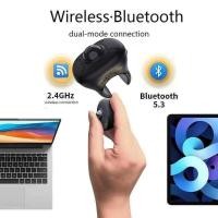 ราคา เมาส์ไร้สาย Dual Mode Trackball Ring 2 4G Bluetooth Mini Air Mouse สําหรับ PC โทรศัพท์มือถือแท็บเล็ต Windows (41372230080)