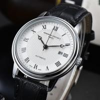 ราคา Frederique Constate Men Watch Quartz Business Fashion Calendar สายหนังผู้ชาย CONT (28106940258)