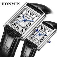 ราคา Timeless Classic Minimalist Fashion Quartz นาฬิกาข้อมือผู้หญิงเข็มขัดหนัง (54057095725)