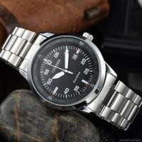 ราคา Timeless Classic Minimalist Fashion Quartz นาฬิกาข้อมือผู้ชายสายเหล็ก CTN (49707035107)