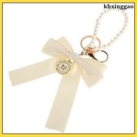 ราคา Bowknot Wristlet กับสายโซ่ลูกปัดแบบผีเสื้อและพวงกุญแจ Khxinggao (46907663165)