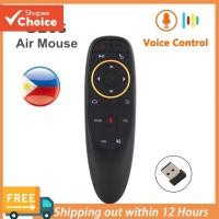 ราคา G10s Voice Control TV เมาส์อากาศไร้สายระยะไกลสากลสําหรับกล่อง Android TV สมาร์ททีวี (44059621802)