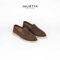 ราคา JULIETTA CARLO Suede Loafer Choco Brown Unlined (25788728760)