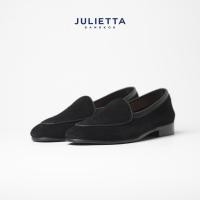 ราคา JULIETTA Belgian Loafer Suede Black Unlined (23949753098)