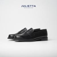 ราคา JULIETTA Classic Penny Loafer Calfskin Black (3938184413)