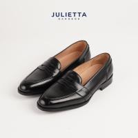 ราคา JULIETTA MONTE Full Strap Penny Loafer Calfskin Black (27309254066)