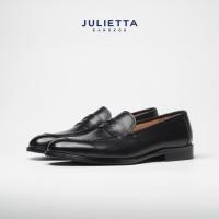 ราคา JULIETTA MULLEN Penny Loafer Calfakin Black (20095813397)