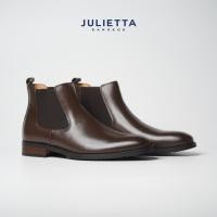ราคา JULIETTA Chelsea Boots Calfskin Brown (23977600581)