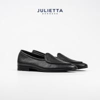 ราคา JULIETTA Belgian Loafer Calfskin Black Unlined (19736404029)