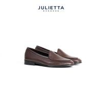 ราคา JULIETTA Belgian Loafer Calfskin Brown Unlined (27943776816)