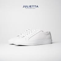 ราคา JULIETTA Luca Calfskin Sneakers White (19284770423)