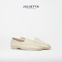 ราคา JULIETTA Belgian Loafer Calfskin Beige Unlined (21505168118)