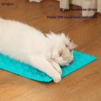 ราคา qingyu Pet Self service Massage Brush Pet Hair Grooming Spliceable Cat Massage Silicone Comb Brush Grooming Accessories New Stock (54704120855)