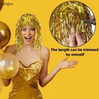 ราคา วิกผมโลหะ Shiny Tinsel สำหรับ masquerade disco ชุดแฟนซีปาร์ตี้และคอสเพลย์ สินค้าใหม่ (53253192640)