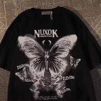 ราคา เสื้อยืดแขนสั้นผู้ชาย พิมพ์ลายผีเสื้อสไตล์ฮิปฮอป จากแบรนด์แฟชั่นอเมริกัน (54704525076)