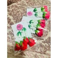 ราคา ต่างหูดอกไม้ ต่างหูมาลัย ต่างหูดอกกุหลาบ (25923436706)