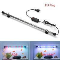 ราคา YGBG Aquarium ไฟ LED กันน้ํา 18 48 ซม Submersible Mood Lamp สีฟ้าสีขาวหลายสี 220V หลอดไฟ Fish Tank Decor (56156249944)
