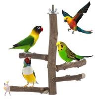 ราคา YGBG ไม้นก Perch Parakeet ของเล่นนกกรงอุปกรณ์เสริมของเล่นนกสําหรับ Parakeets ของเล่นนก (55006877949)