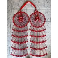 ราคา พวงมาลัยเงิน 100 ใบ แบบ2ข้างใส่ได้ทุกขนาด พวงมาลัยนักร้อง (47854092575)