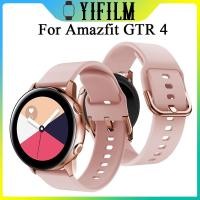 ราคา YIFILM สายซิลิโคนสําหรับ Amazfit GTR4 GTR 4 Gtr4 Soft TPU Anti drop เข็มขัดนาฬิกาสําหรับผู้ชายผู้หญิงสีทึบสร้อยข้อมือสายรัดข้อมือ (47208787166)