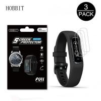 ราคา 3 ชิ้น Smartwatch ฟิล์มป้องกัน LCD สําหรับ Garmin Vivosmart 4 Wirstband ป้องกันหน้าจอ Guard (18652029123)