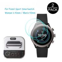 ราคา 2pcs สําหรับ Fossil Sport Smartwatch นาฬิกาผู้ชาย 43 มม ผู้หญิง 41 มม Gen4 กระจกนิรภัยป้องกันหน้าจอ (18752028881)
