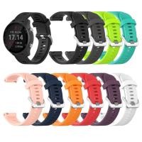 ราคา สําหรับ Garmin 245 สายคล้องอย่างเป็นทางการปุ่มสายนาฬิกาซิลิโคนสายกีฬาสําหรับ Forerunner 245M 645 Vivoactive 3 Venu Venu SQ สร้อยข้อมือ (20352028660)