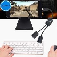 ราคา Haostont Micro USB Type C ถึง 2 OTG Dual Port HUB Cable Y Splitter สําหรับแท็บเล็ต PC Android Adapter Converter TH (57408407305)