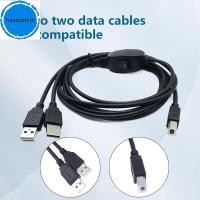 ราคา Haostont 2 In 1 USB A To B ชายชายสายเครื่องพิมพ์สําหรับ Hp Canon Samsung เครื่องพิมพ์ Splitter สําหรับ Twoputers TH (56008571393)