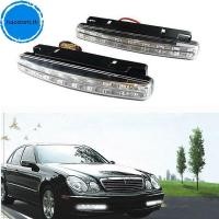 ราคา Haostont ใหม่ 2X รถ 8 LED DRL หมอกขับรถ Daylight ไฟวิ่งกลางวันหัวโคมไฟสีขาว TH (57608752655)