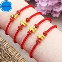 ราคา สร้อยข้อมือเชือกถักสไตล์จีน ม้าสีแดง เพอร์ซonalize สำหรับปีใหม่และเป็นเครื่องประดับของขวัญ (56158575475)