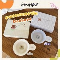 ราคา พร้อมส่ง Doubaod ชามกระทะเซรามิก Limited Edition ลายใหม่ สำหรับน้องหมาและน้องแมว ขนาด 14x20x3 5 cm แถมฟรีฟองน้ำล้างจาน (53205775031)