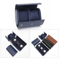 ราคา Vintage Watch Storage Case 1 2 3Slots Travel Business Watch Box Chic Leather Box (56607407076)